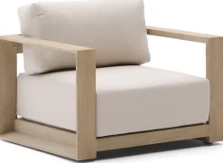 Tuinstoelen-Kave Home Ambra Fauteuil Beige