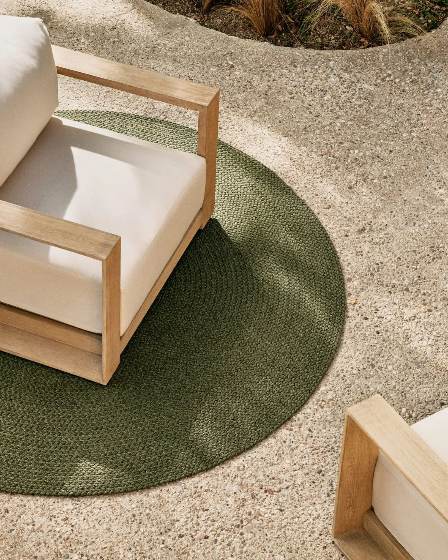 Tuinstoelen-Kave Home Ambra Fauteuil Beige