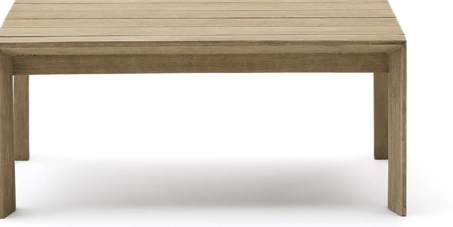 Houten Salontafels|Vierkante Salontafels-Kave Home Ambra Salontafel Naturel