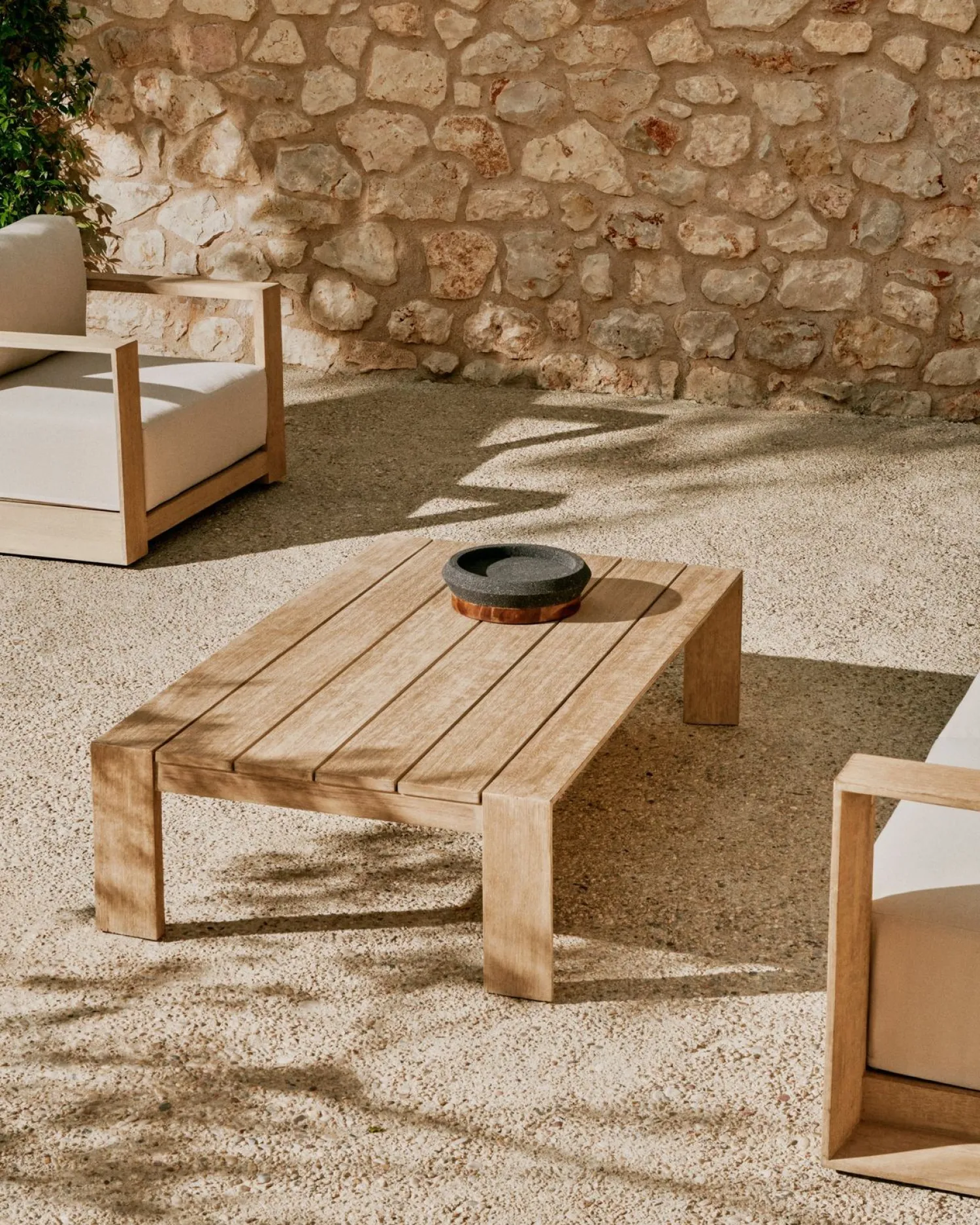 Houten Salontafels-Kave Home Ambra Salontafel Naturel