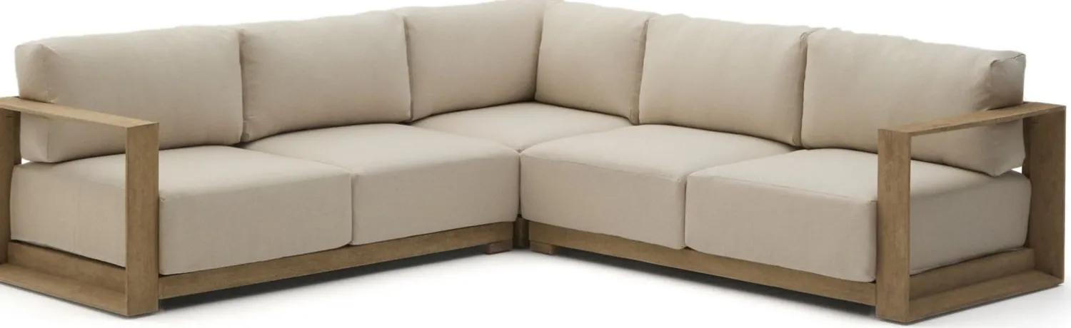 Tuinbanken|Hoekbanken-Kave Home Ambra Tuinbank Beige