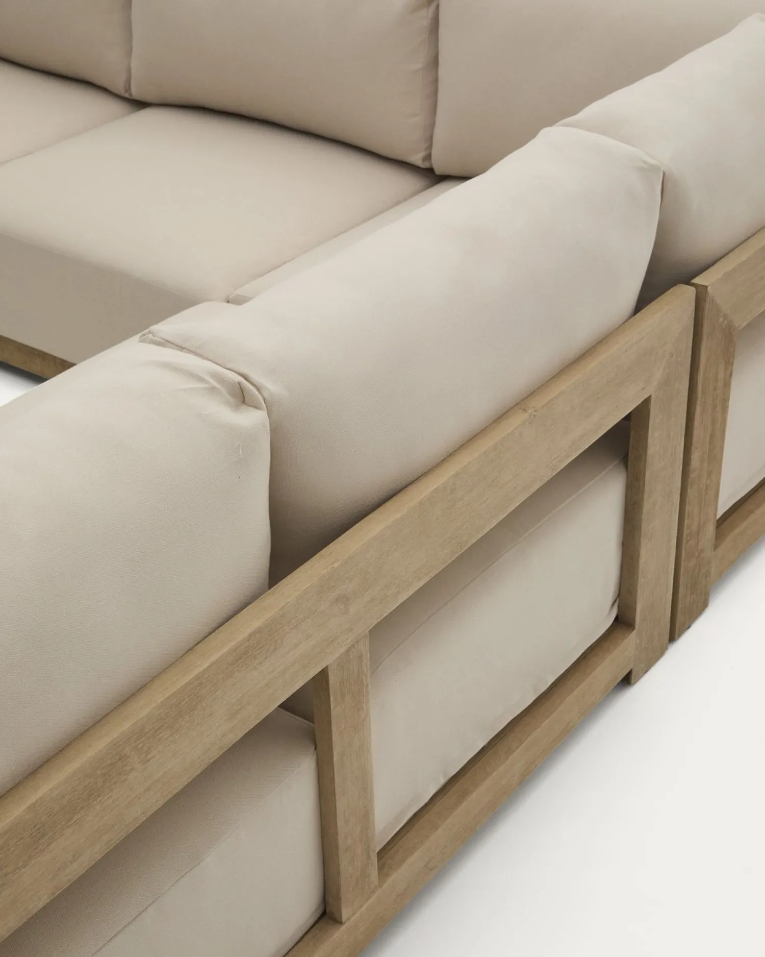 Tuinbanken|Hoekbanken-Kave Home Ambra Tuinbank Beige