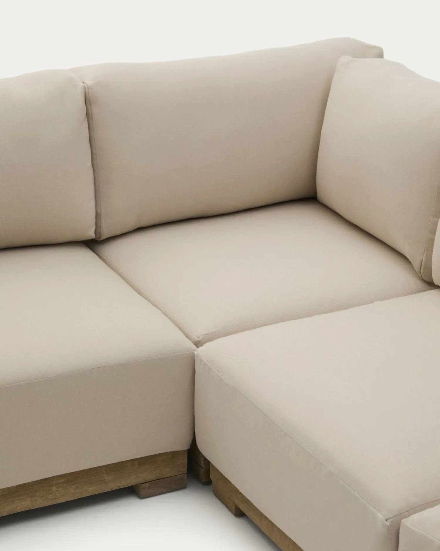 Tuinbanken|Hoekbanken-Kave Home Ambra Tuinbank Beige