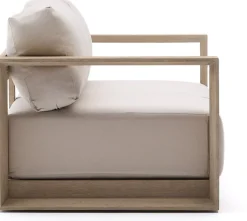Tuinbanken|Zitbanken-Kave Home Ambra 2-Zitsbank Beige