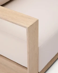 Tuinbanken|Zitbanken-Kave Home Ambra 2-Zitsbank Beige