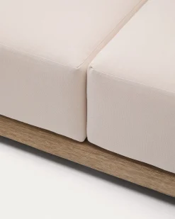 Tuinbanken|Zitbanken-Kave Home Ambra 2-Zitsbank Beige