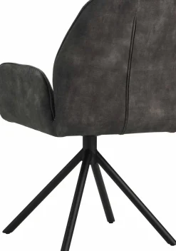 Draaibare Eetkamerstoelen|Eetkamerstoelen Met Armleuning-Eijerkamp Collectie Amira Eetkamerstoel Green