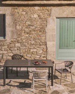 Tuintafels-Kave Home Anafi Tuintafel Grafiet