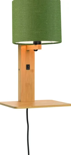 Industriële Wandlampen|Wandlampen-Good&Mojo Andes Natural Wandlamp green forest
