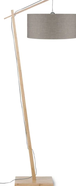 Moderne Vloerlampen|Vloerlampen-Good&Mojo Andes Vloerlamp Taupe