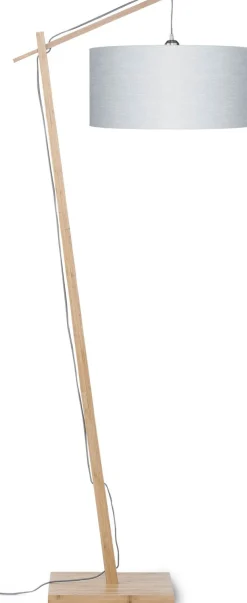 Moderne Vloerlampen|Vloerlampen-Good&Mojo Andes Vloerlamp Licht Grijs