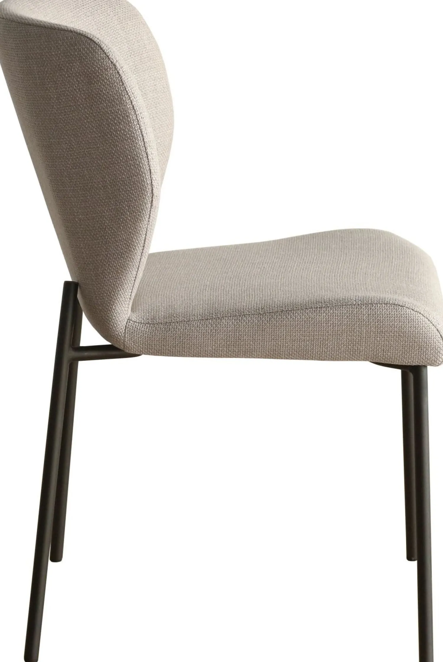 Eetkamerstoelen Zonder Armleuning-Eijerkamp Collectie Andrew Eetkamerstoel Grey
