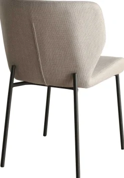 Eetkamerstoelen Zonder Armleuning-Eijerkamp Collectie Andrew Eetkamerstoel Grey