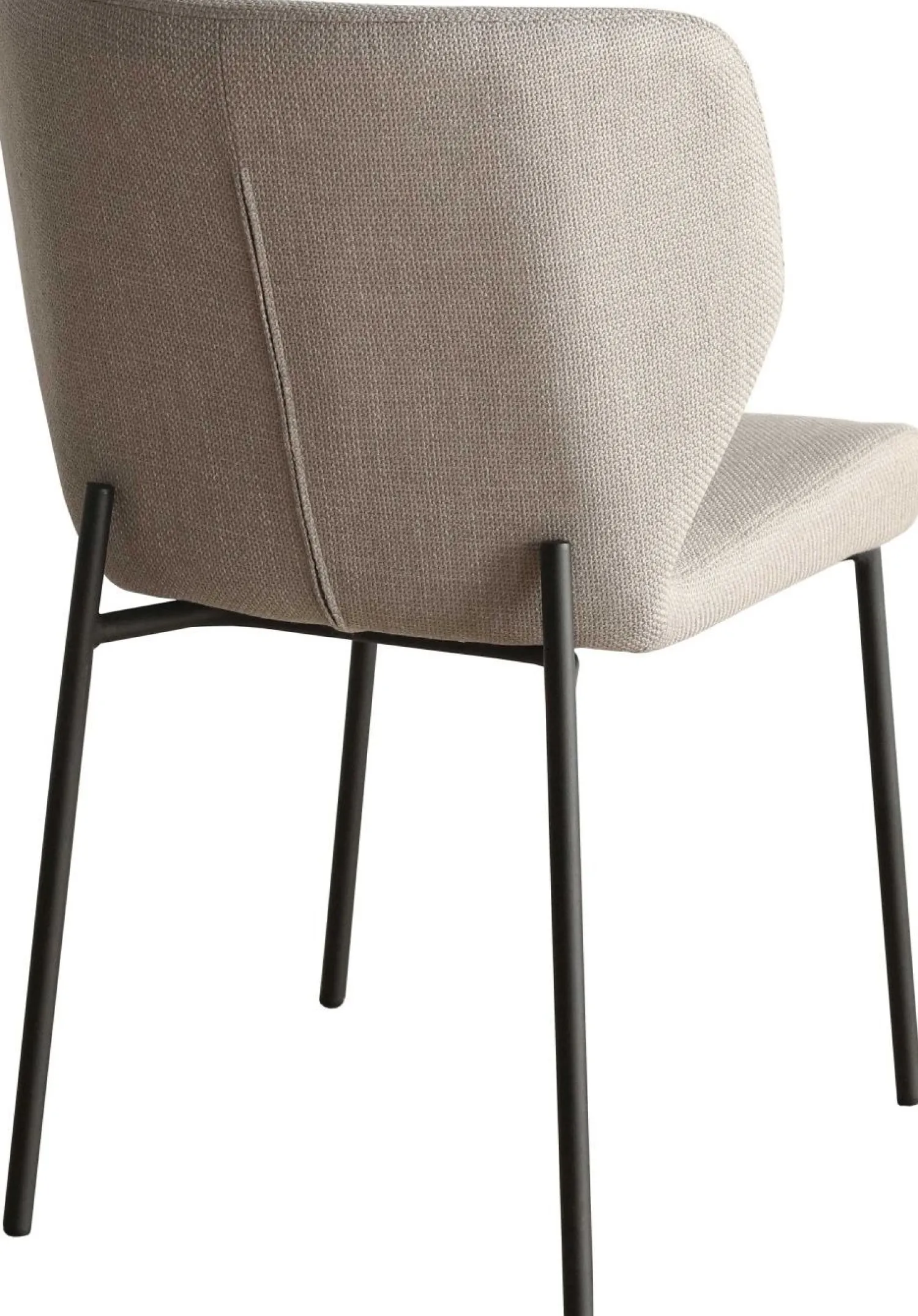 Eetkamerstoelen Zonder Armleuning-Eijerkamp Collectie Andrew Eetkamerstoel Grey