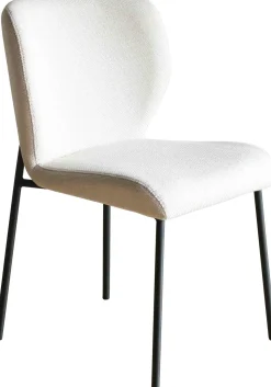 Eetkamerstoelen Zonder Armleuning-Eijerkamp Collectie Andrew Eetkamerstoel Beige