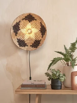 Wandlampen|Wandlampen-Good&Mojo Andros Wandlamp Black, White