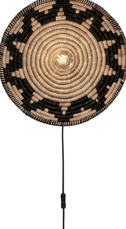 Wandlampen|Wandlampen-Good&Mojo Andros Wandlamp Black, Natural