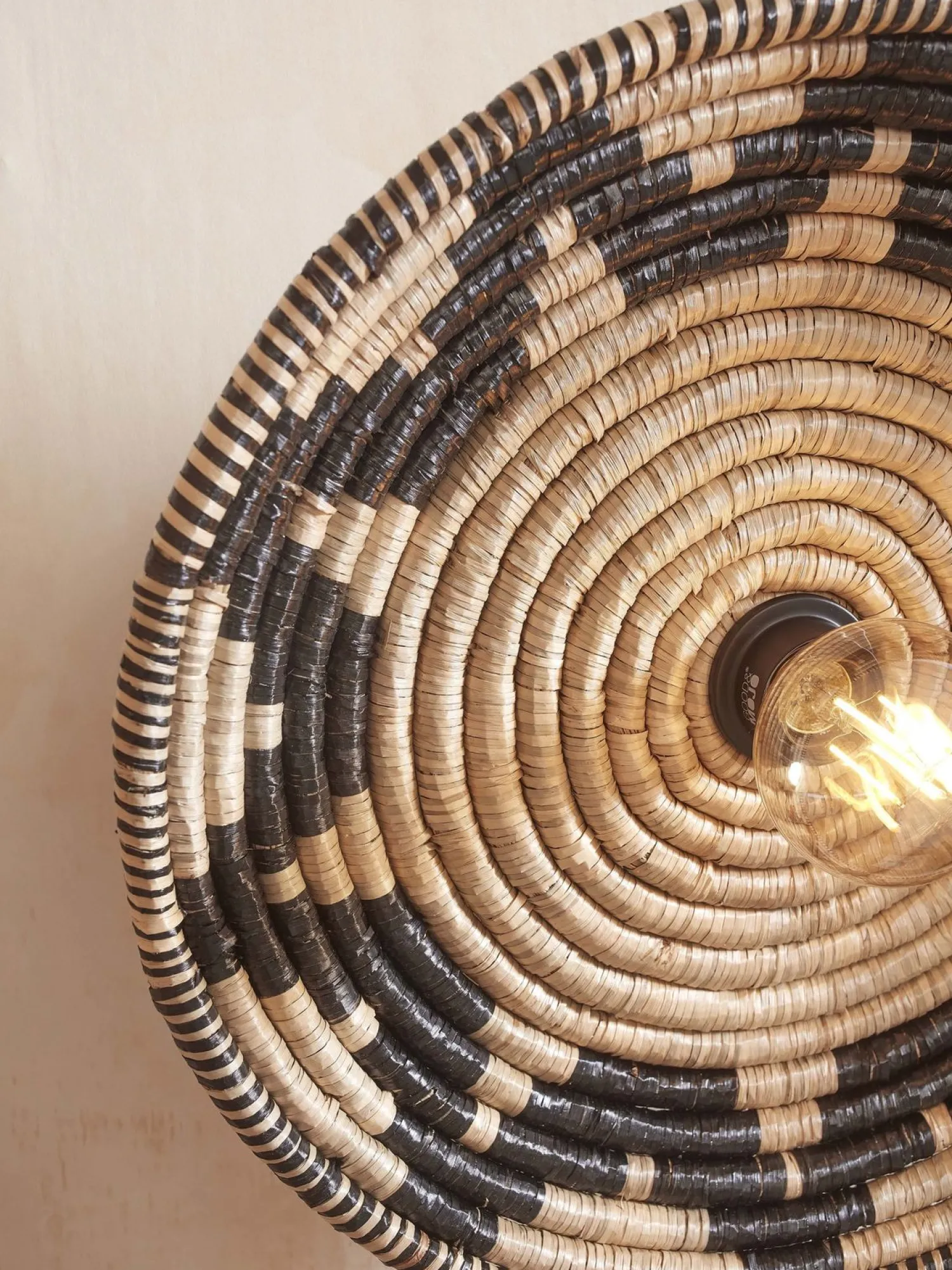 Wandlampen|Wandlampen-Good&Mojo Andros Wandlamp Black, Natural