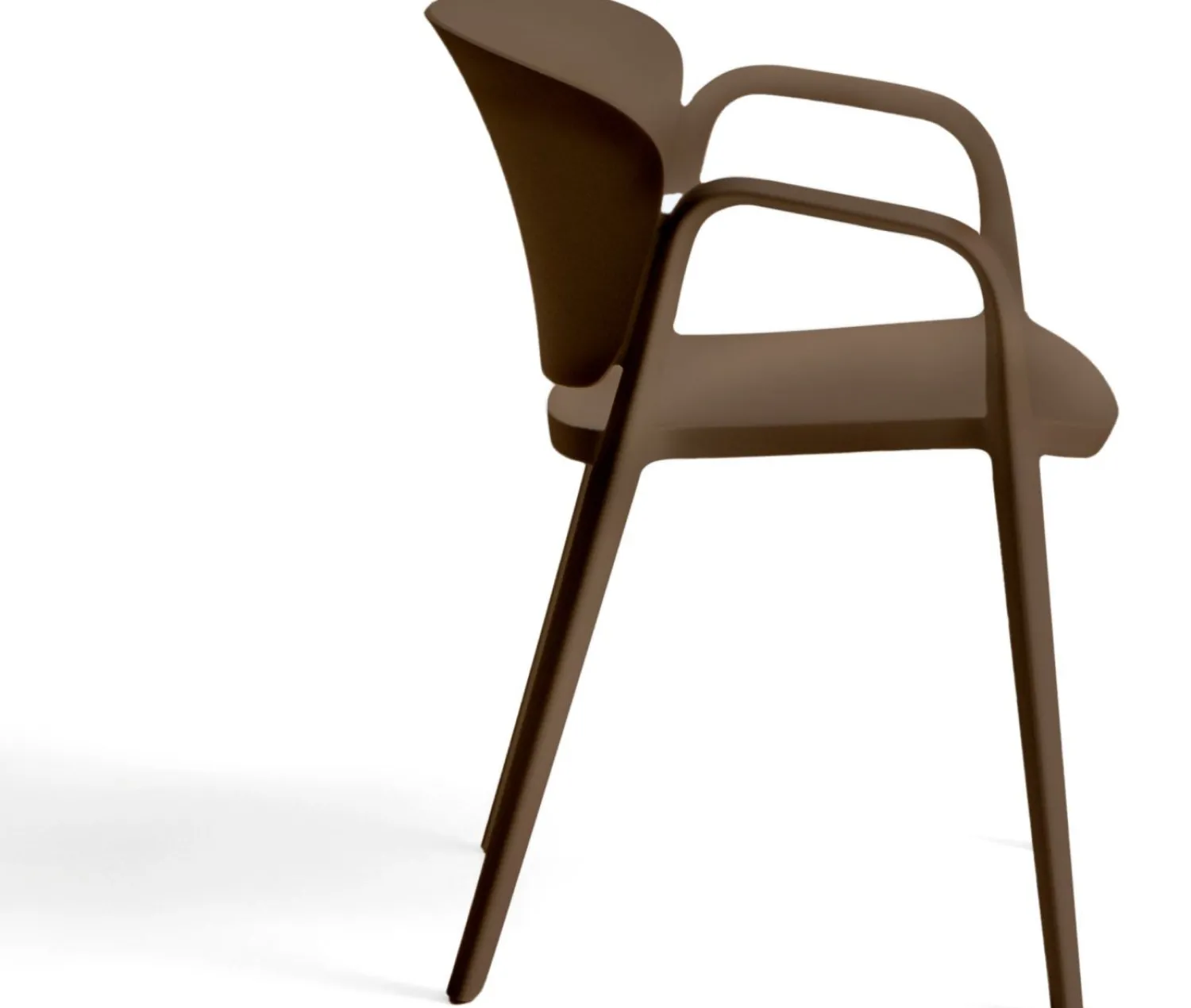 Tuinstoelen-Kave Home Ania Tuinstoel Donkerbruin