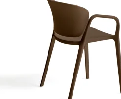 Tuinstoelen-Kave Home Ania Tuinstoel Donkerbruin