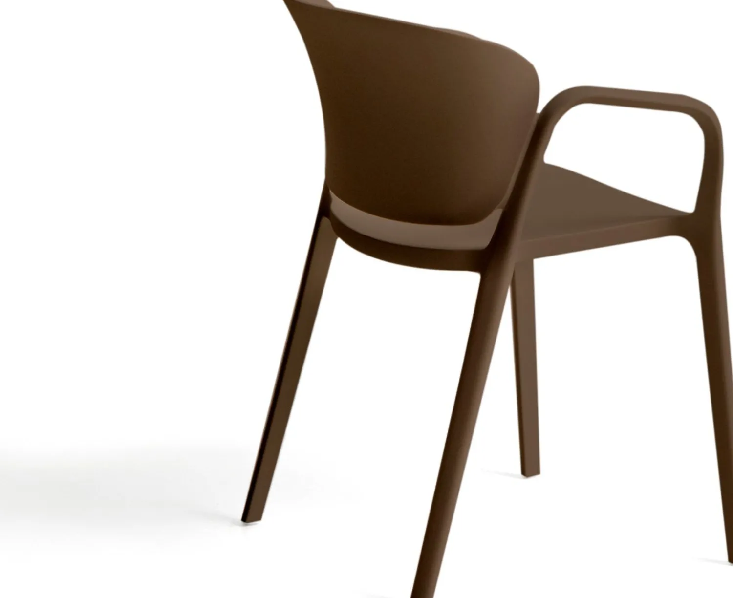 Tuinstoelen-Kave Home Ania Tuinstoel Donkerbruin