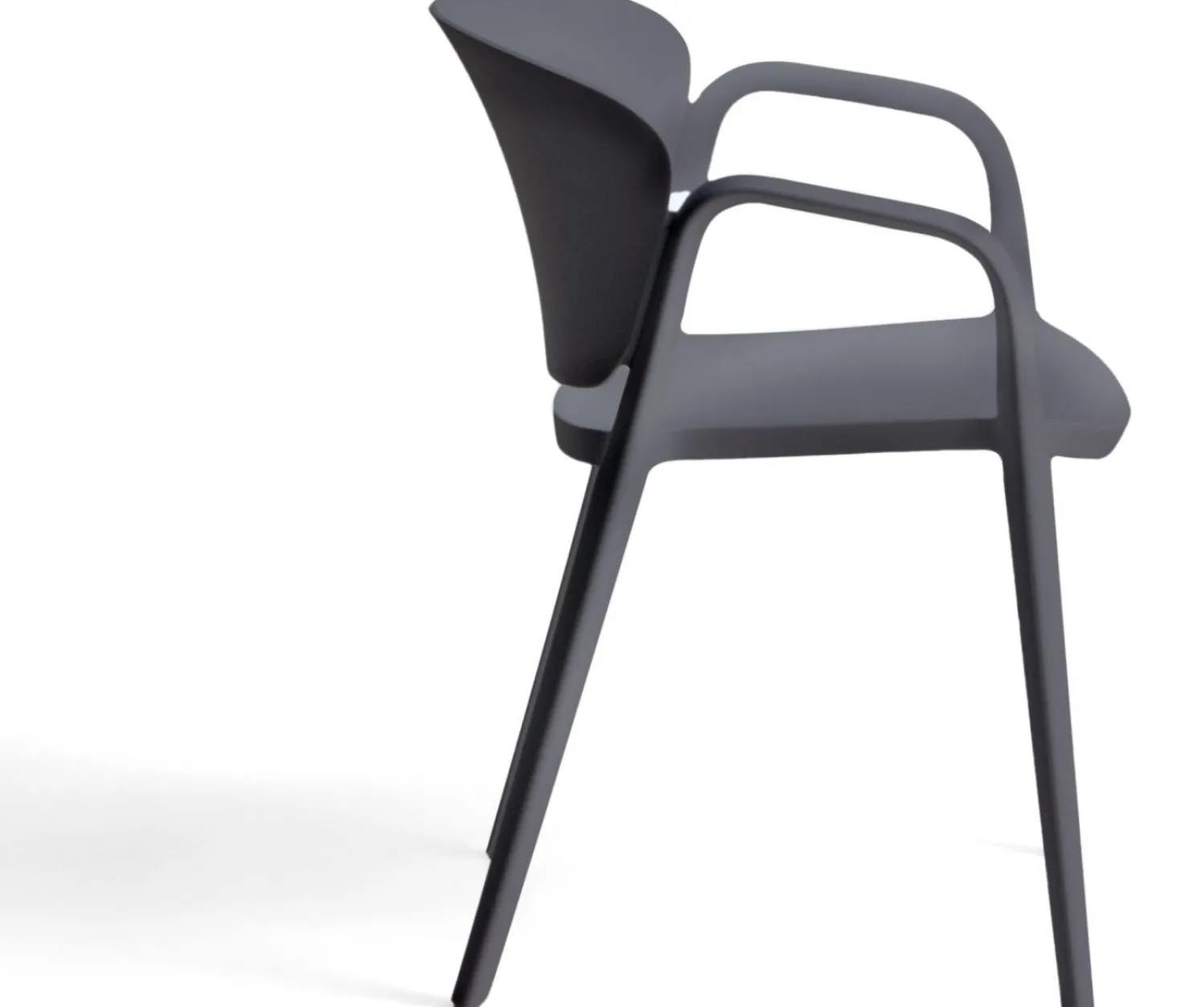 Tuinstoelen-Kave Home Ania Tuinstoel Antraciet