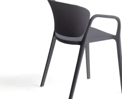 Tuinstoelen-Kave Home Ania Tuinstoel Antraciet