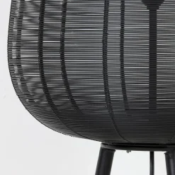 Industriële Vloerlampen|Vloerlampen-Trendhopper Anna Vloerlamp Zwart