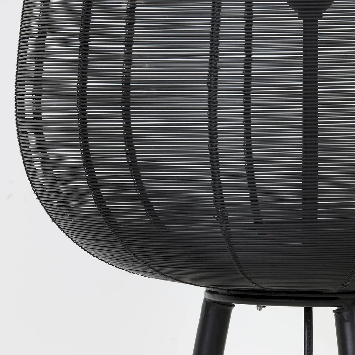 Industriële Vloerlampen|Vloerlampen-Trendhopper Anna Vloerlamp Zwart