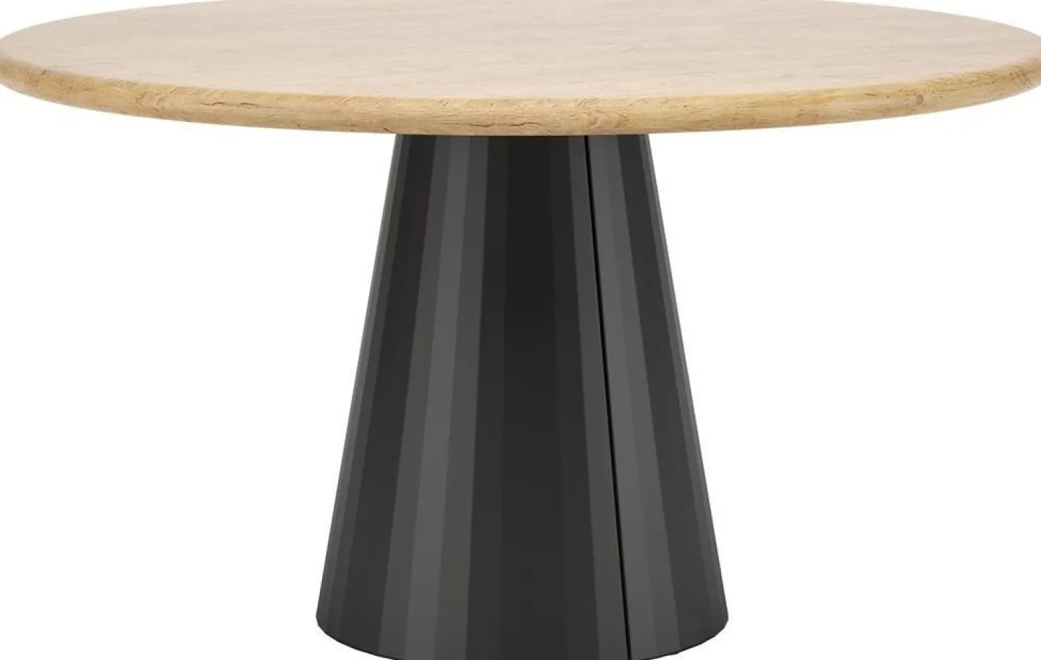 Houten Eettafels|Ronde Eettafels-XOOON Arawood Rond Eettafel Natural