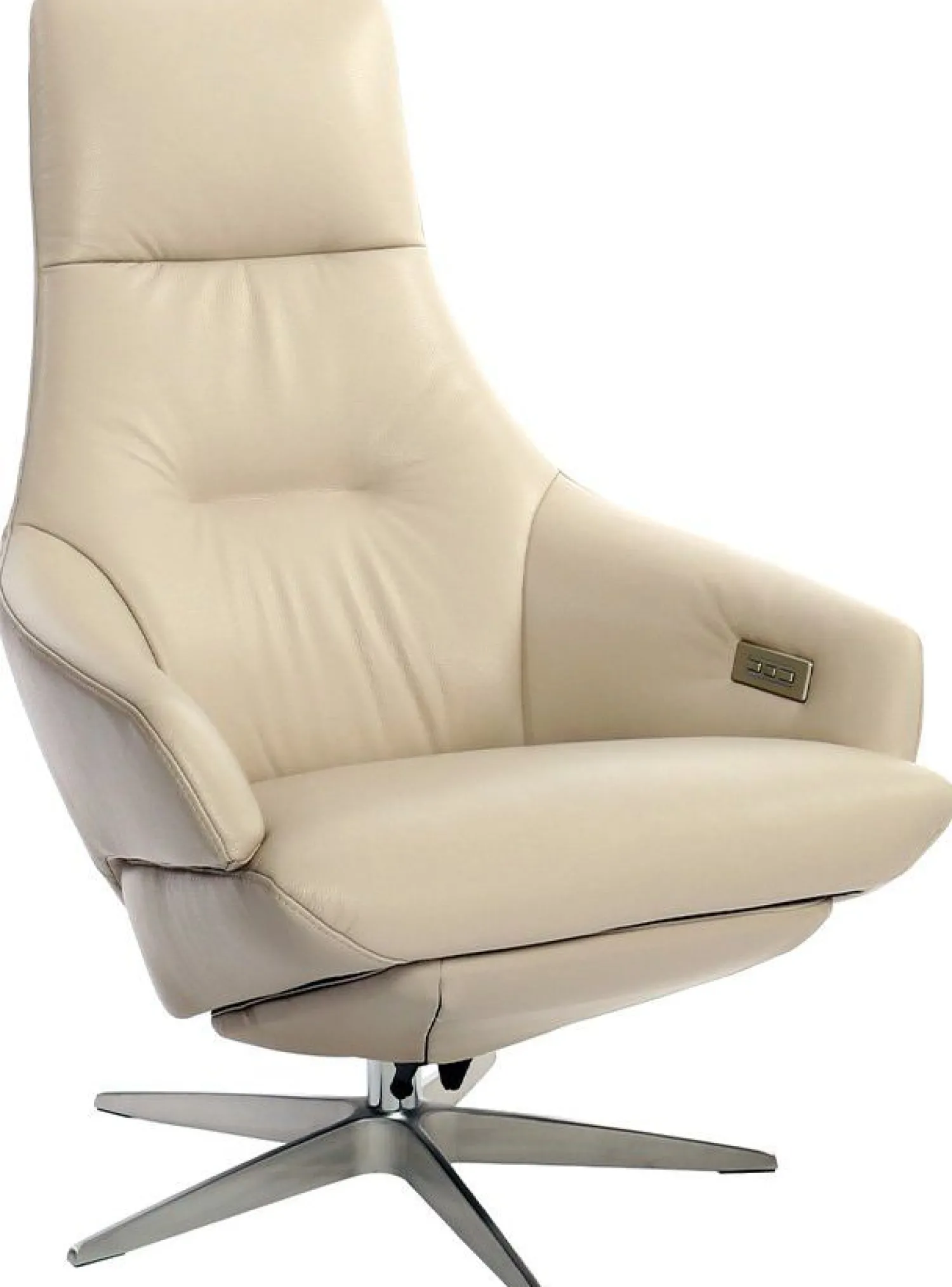 Leren Fauteuils|Relaxfauteuils-Gealux Arc 2003 Relaxfauteuil Naturel