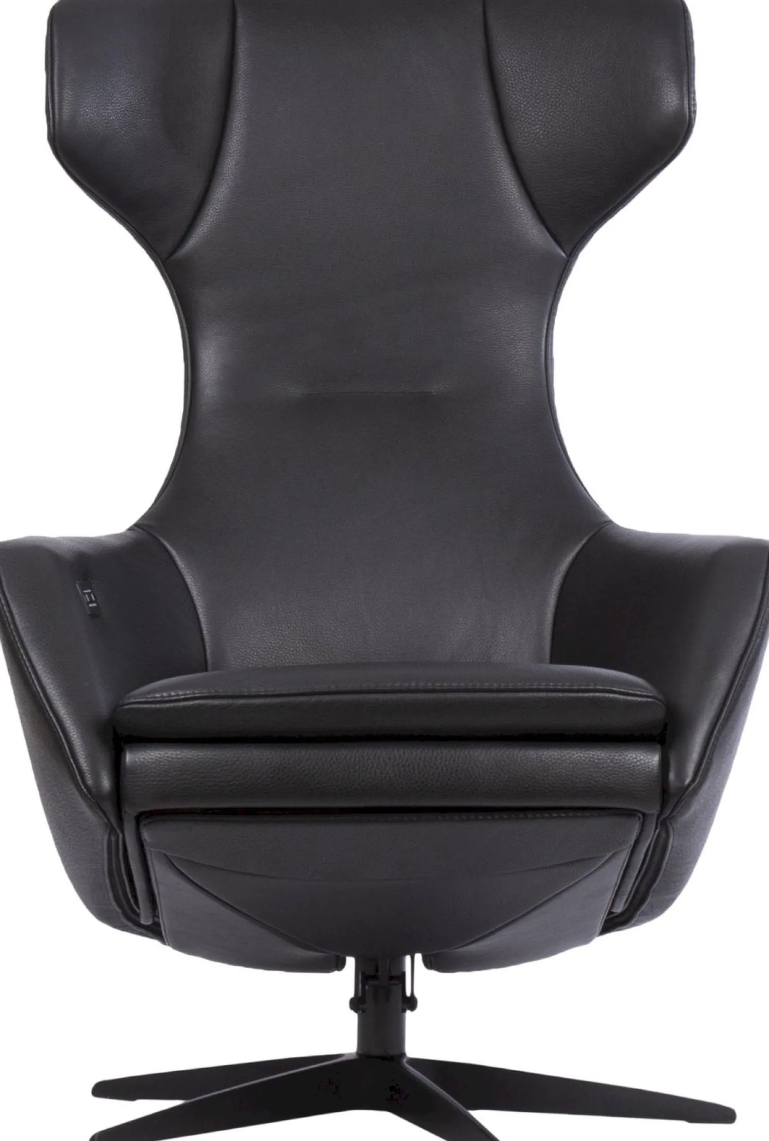 Leren Fauteuils|Relaxfauteuils-Gealux Arc 8046 Relaxfauteuil Zwart