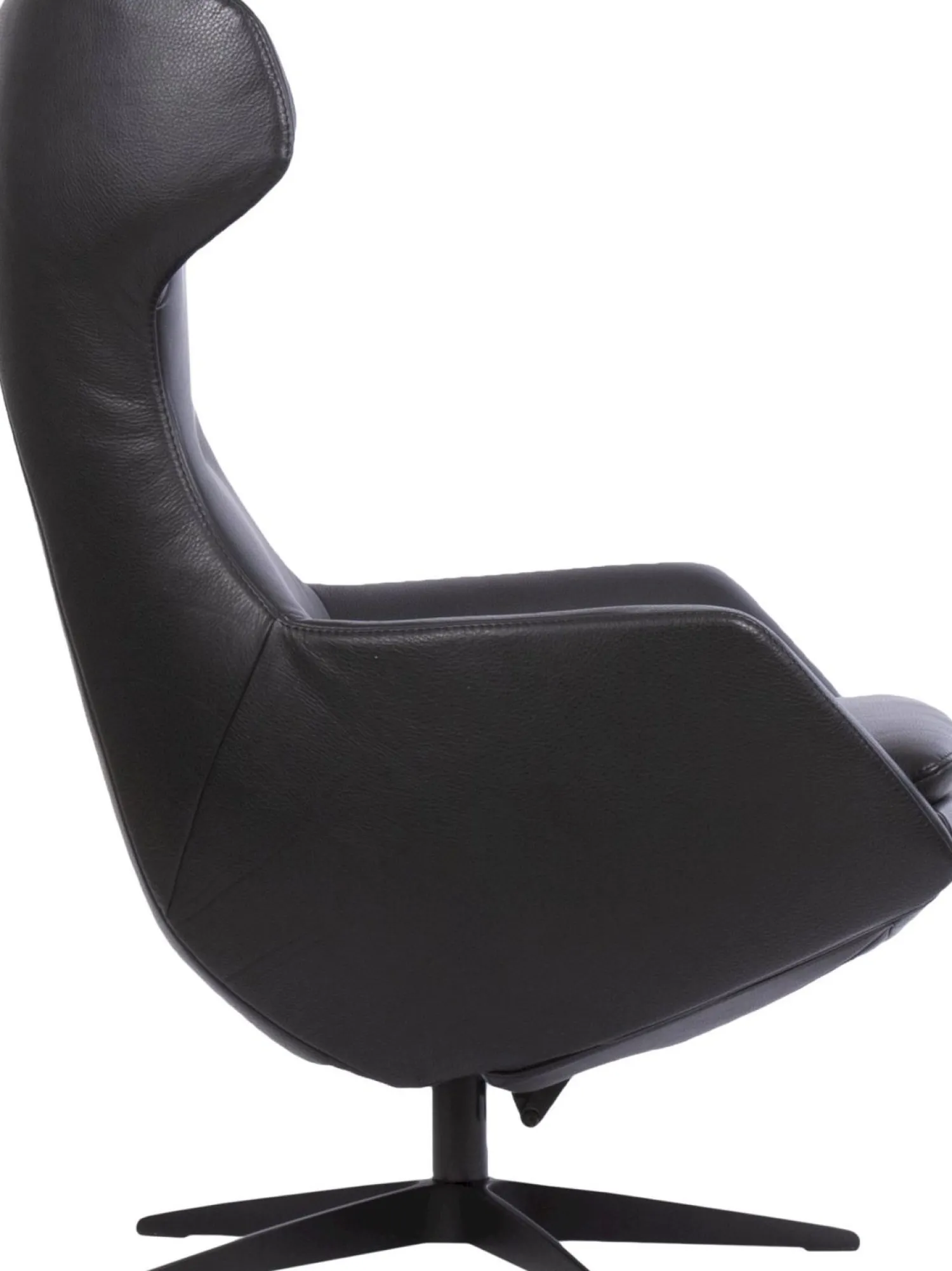 Leren Fauteuils|Relaxfauteuils-Gealux Arc 8046 Relaxfauteuil Zwart