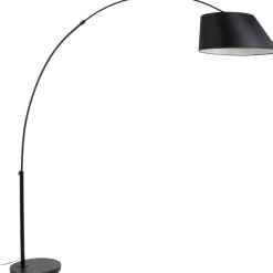 Moderne Vloerlampen|Vloerlampen-Zuiver Arc Vloerlamp Black