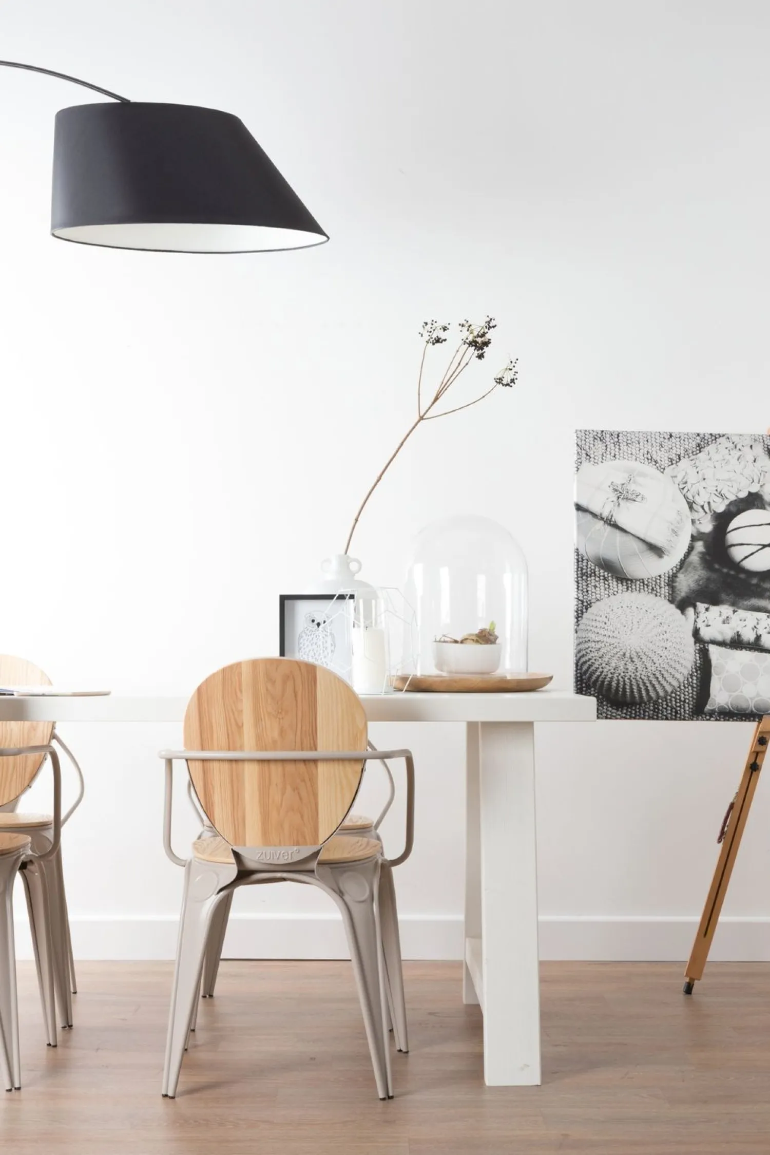 Moderne Vloerlampen|Vloerlampen-Zuiver Arc Vloerlamp Black