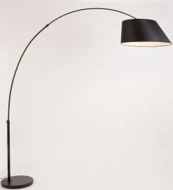 Moderne Vloerlampen|Vloerlampen-Zuiver Arc Vloerlamp Black