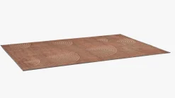 Vloerkleden|Rechthoekige Vloerkleden-Montèl Arch Vloerkleed Grey, Cognac