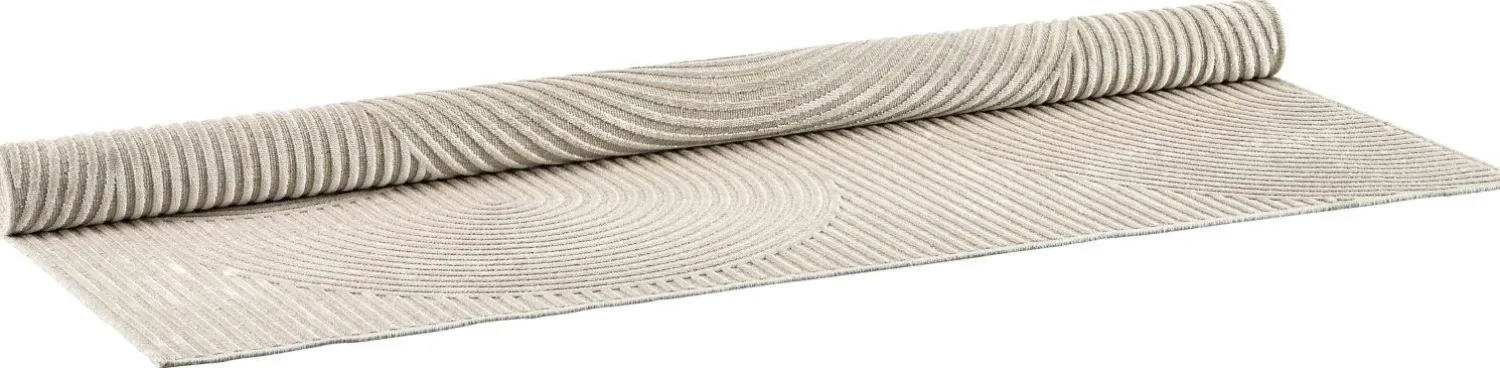 Vloerkleden|Rechthoekige Vloerkleden-Montèl Arch Vloerkleed White, Beige