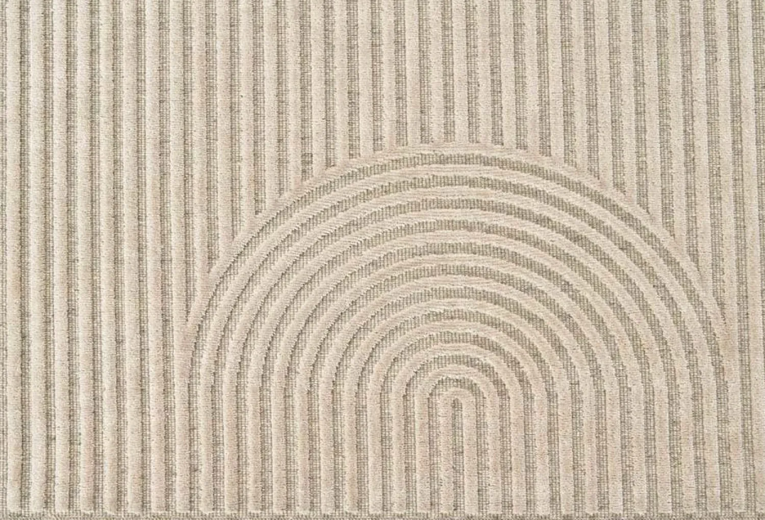 Vloerkleden|Rechthoekige Vloerkleden-Montèl Arch Vloerkleed White, Beige