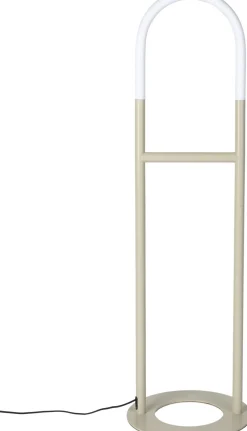 Design Vloerlampen|Vloerlampen-Zuiver Arch Vloerlamp Beige