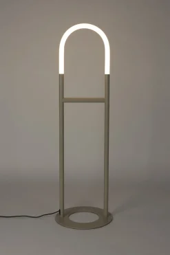 Design Vloerlampen|Vloerlampen-Zuiver Arch Vloerlamp Beige
