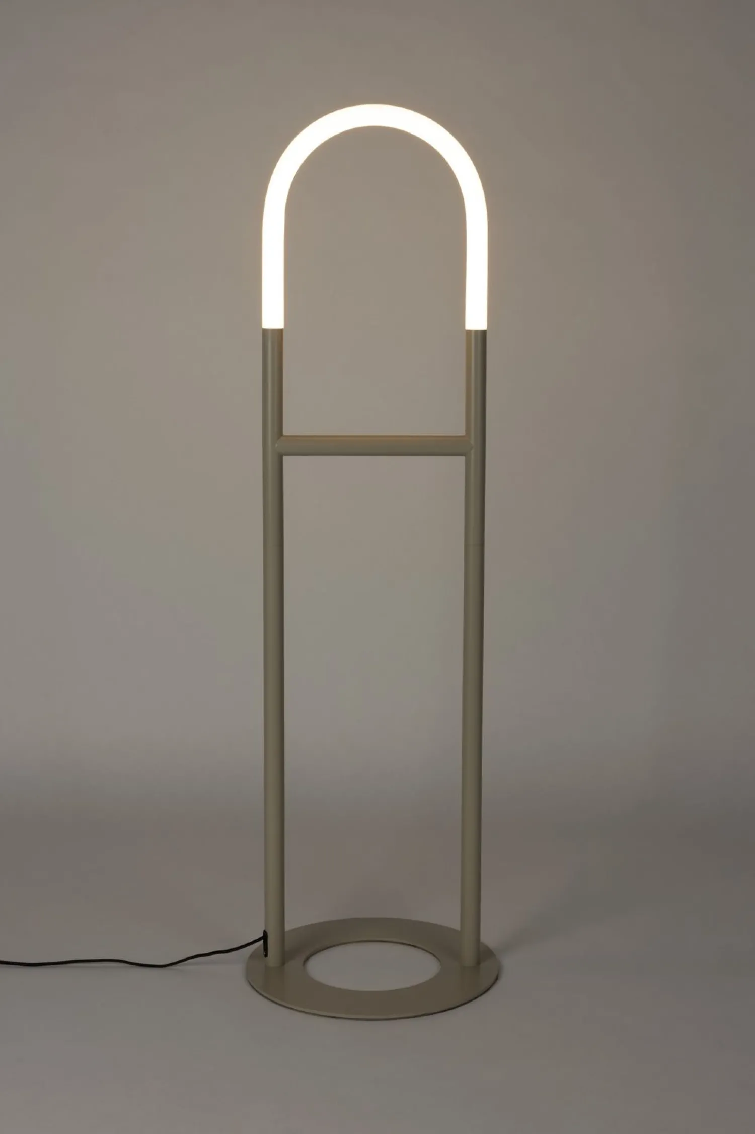 Design Vloerlampen|Vloerlampen-Zuiver Arch Vloerlamp Beige