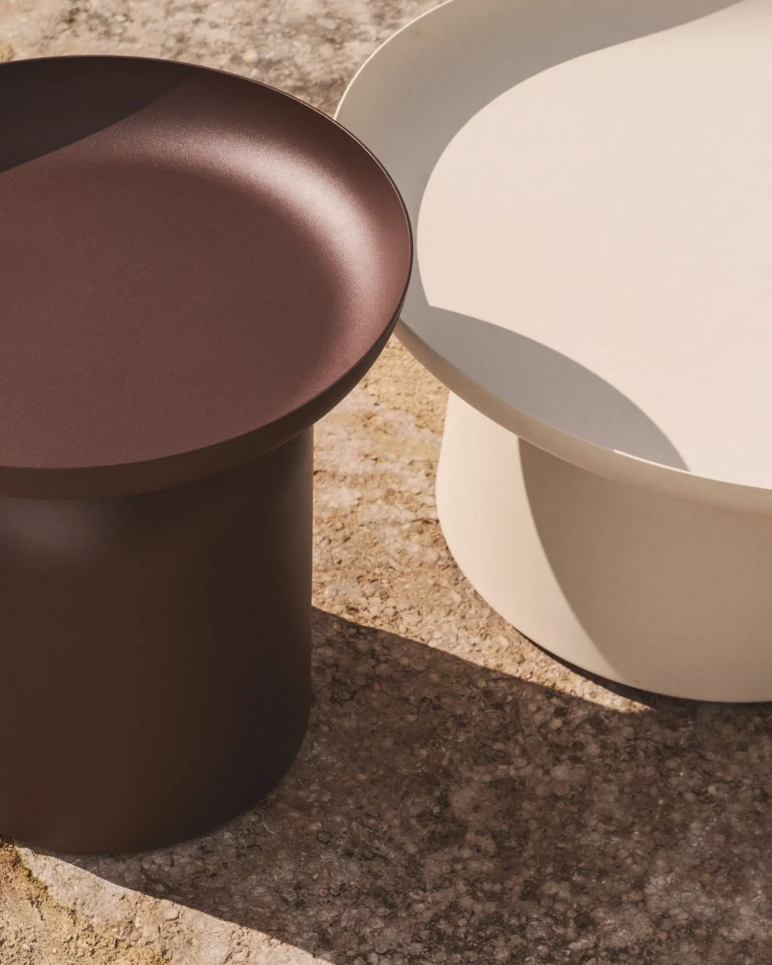 Tuintafels-Kave Home Arcola Bijzettafel Bruin