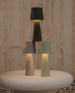 Moderne Tafellampen|Tafellampen-Kave Home Arenys Grote Tafellamp Zwart