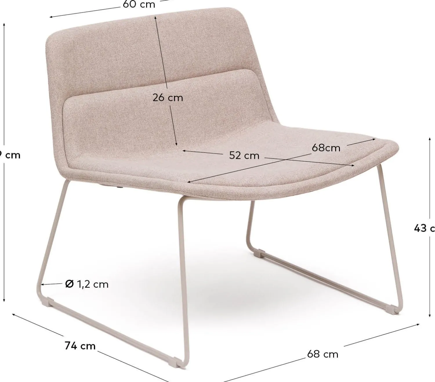 Moderne Tafellampen|Tafellampen-Kave Home Arenys Grote Tafellamp Wit