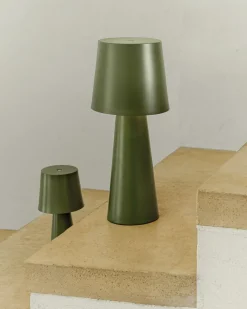 Moderne Tafellampen|Tafellampen-Kave Home Arenys Grote Tafellamp Groen