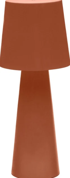 Moderne Tafellampen|Tafellampen-Kave Home Arenys Grote Tafellamp Terracotta