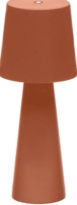 Moderne Tafellampen|Tafellampen-Kave Home Arenys Kleine Tafellamp Terracotta