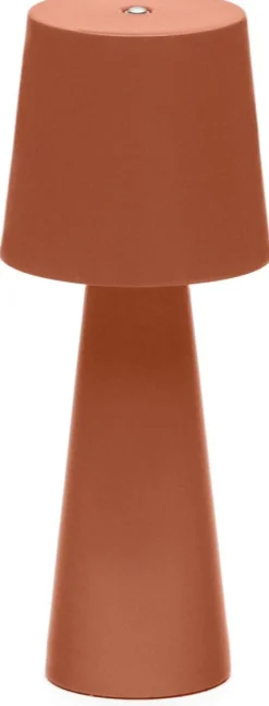 Moderne Tafellampen|Tafellampen-Kave Home Arenys Kleine Tafellamp Terracotta