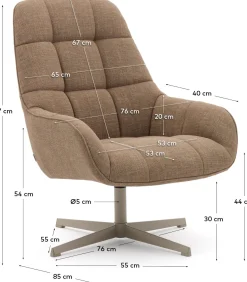 Moderne Tafellampen|Tafellampen-Kave Home Arenys Kleine Tafellamp Groen